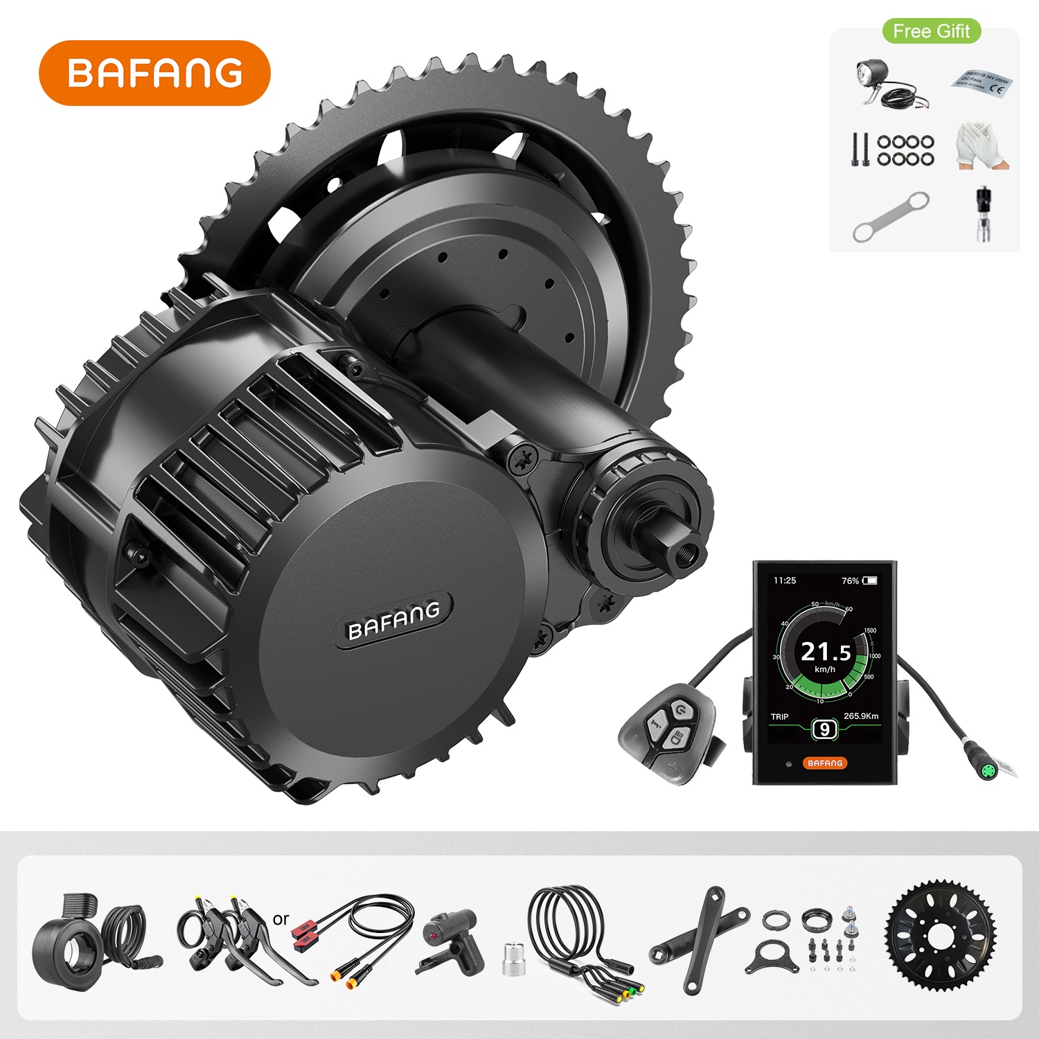 Bafang Bbshd 1000W Conversion Kit - Bafang UART 48V/52V 1000W 중반 드라이브