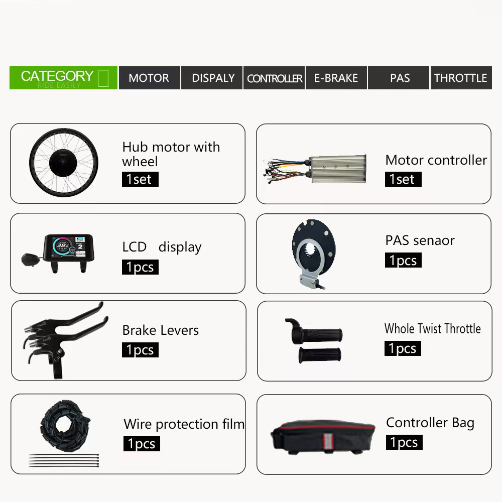 Mtx39 60v 72v 3000w 리어 허브 모터 6 - Ebike Conversion Kit 72V 3000W 리뷰 및 가격