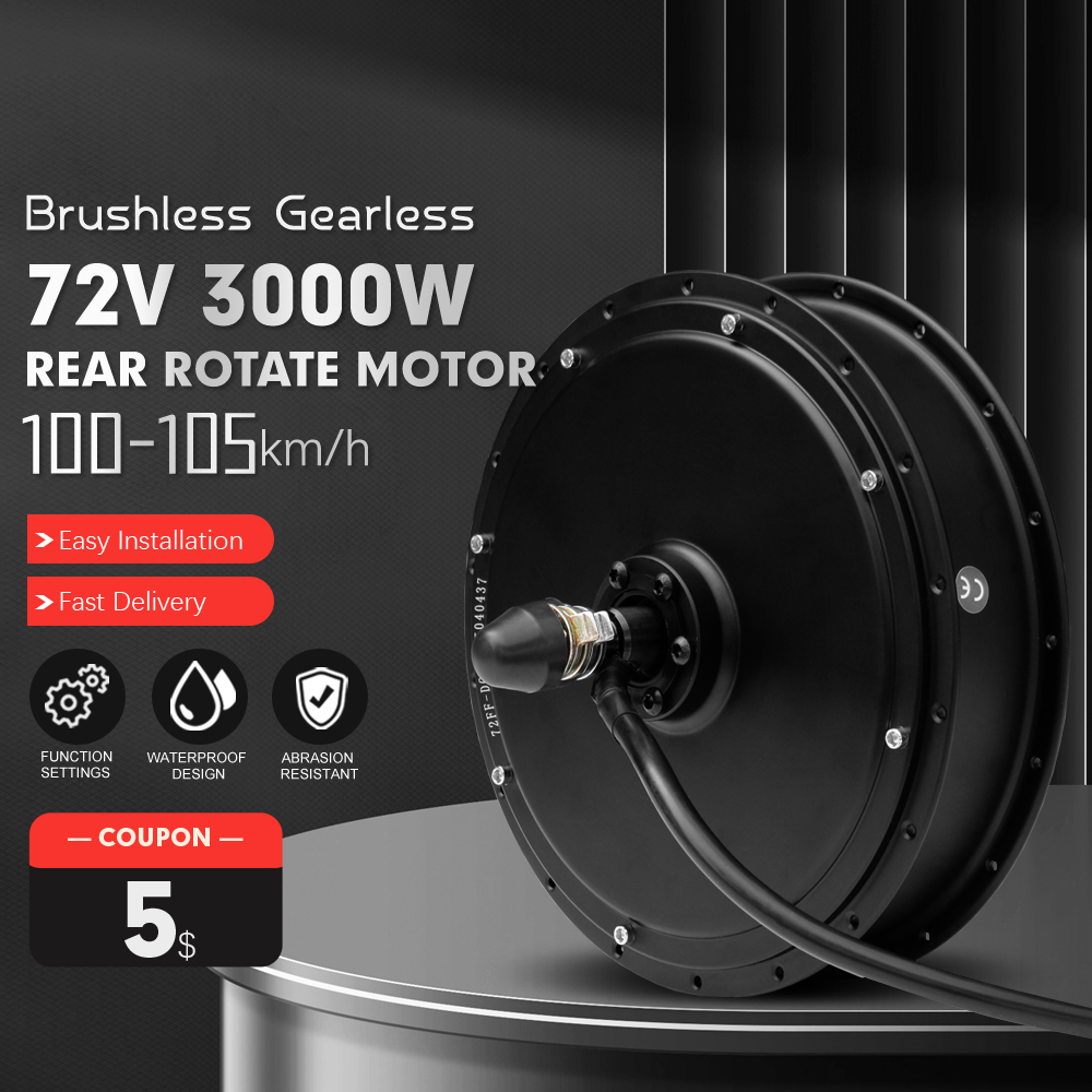 전기 자전거 모터 72V 3000W 속도 95-105k - Ebike Conversion Kit 72V 3000W 리뷰 및 가격