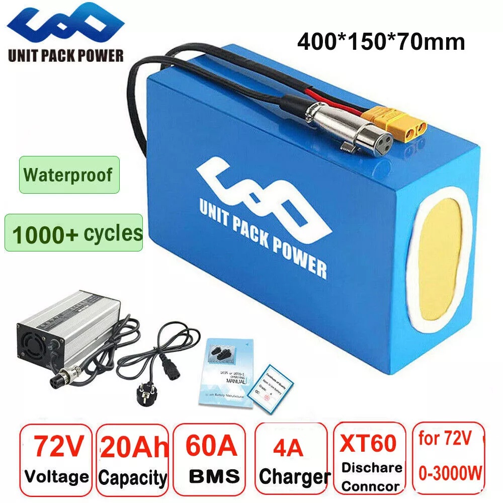 72V 40AH 전기 자전거 배터리 팩, 21700 셀 - Electric Bicycle Battery 72V 30Ah 리뷰 및 가격